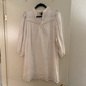 Universal Threads White Eyelet Dress